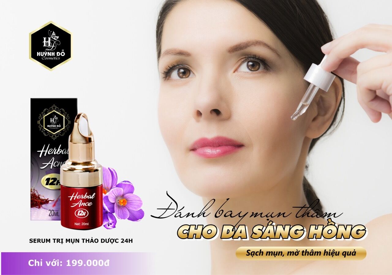 chấm mụn 12h huỳnh đỗ
