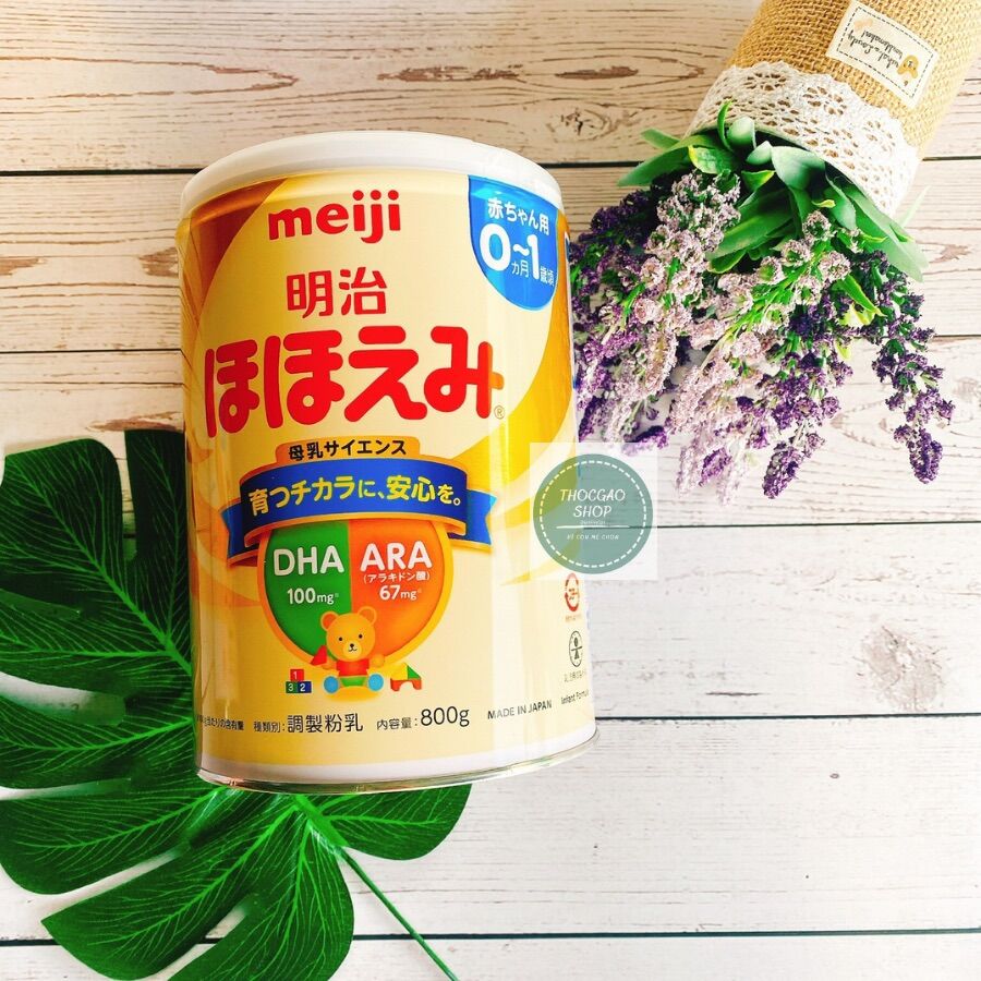 [MẪU MỚI] Sữa bột MEIJI lon 800gr đủ số 0(0-1y)