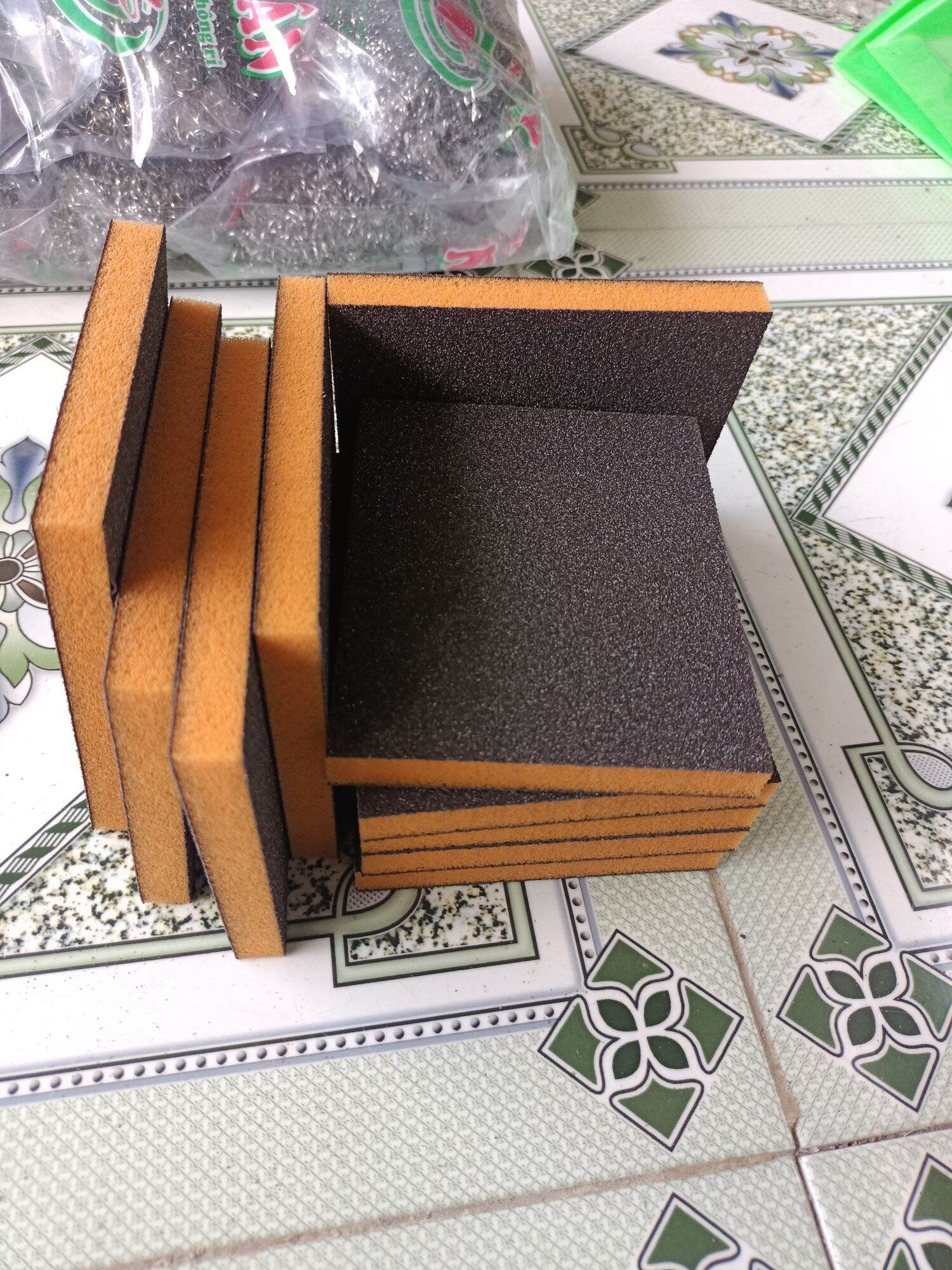 Cước mút nhám 2 mặt chà xoang nồi