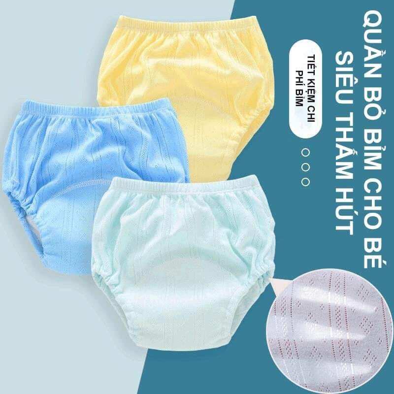 Quần Bỏ Bỉm Vải Thoáng Khí Goodmama Xuất Nhật 6 lớp Cao Cấp