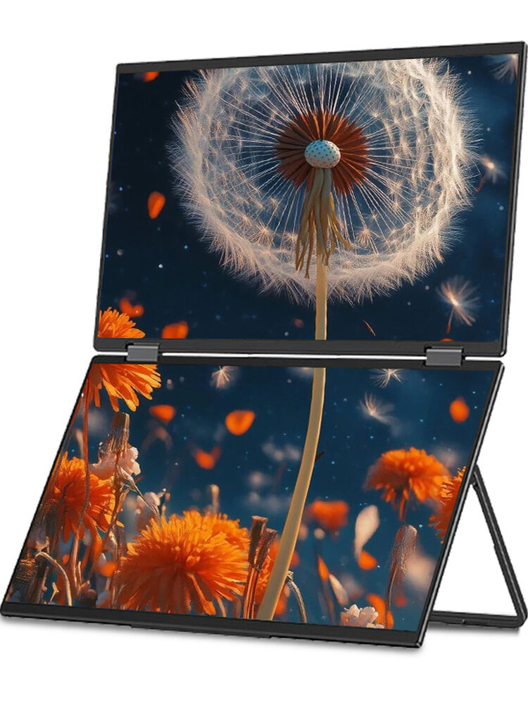 LANLIPU | Portable Foldable Dual Screen External Monitor Giá  8,438,000 Đồng*Miễn phí vận chuyển