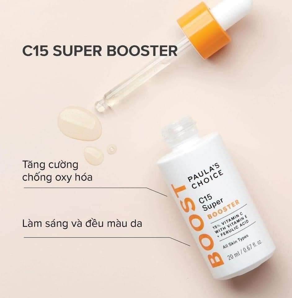 Tinh chất sáng da mờ thâm nám Paulas Choice C 15%
