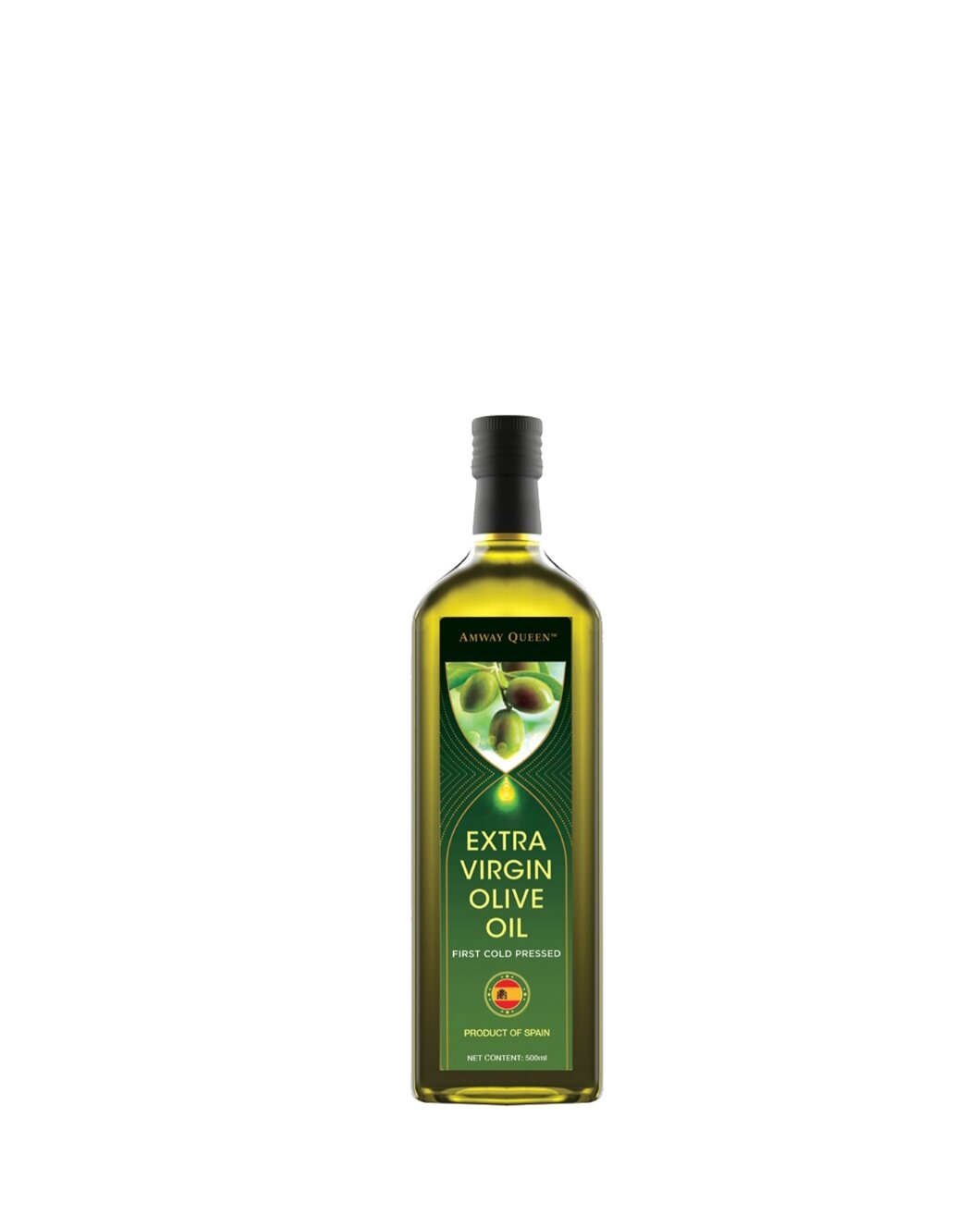 DẦU OLIVE NGUYÊN CHẤT AMWAY QUEEN EXTRA VIRGIN OLIVE OIL CHAI 500ML Trộn