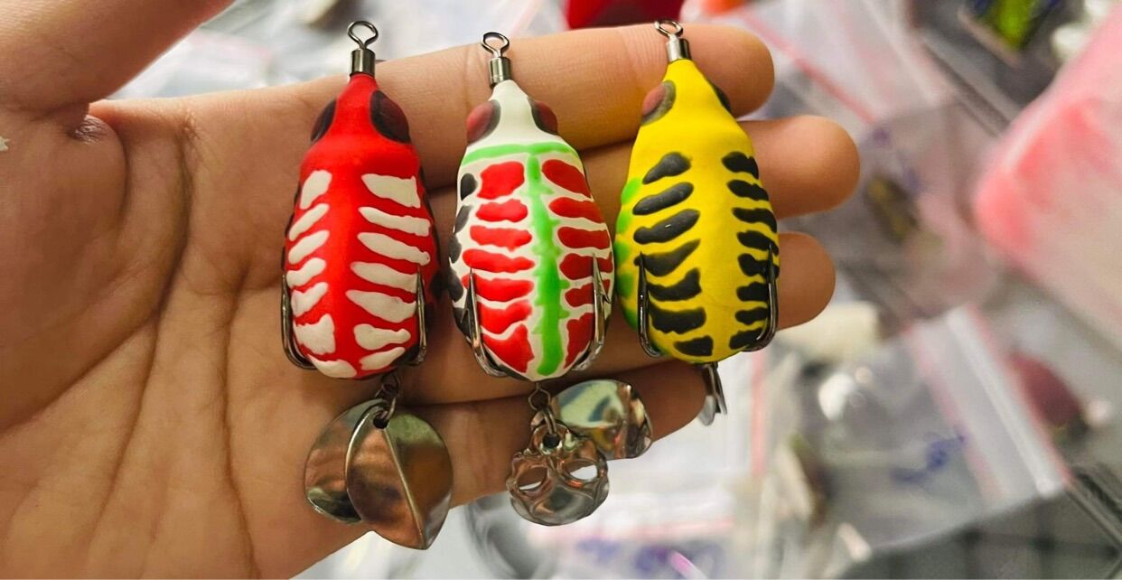 MỒI CÂU LURE-NHÁI HƠI SÊN BỌ HUNG