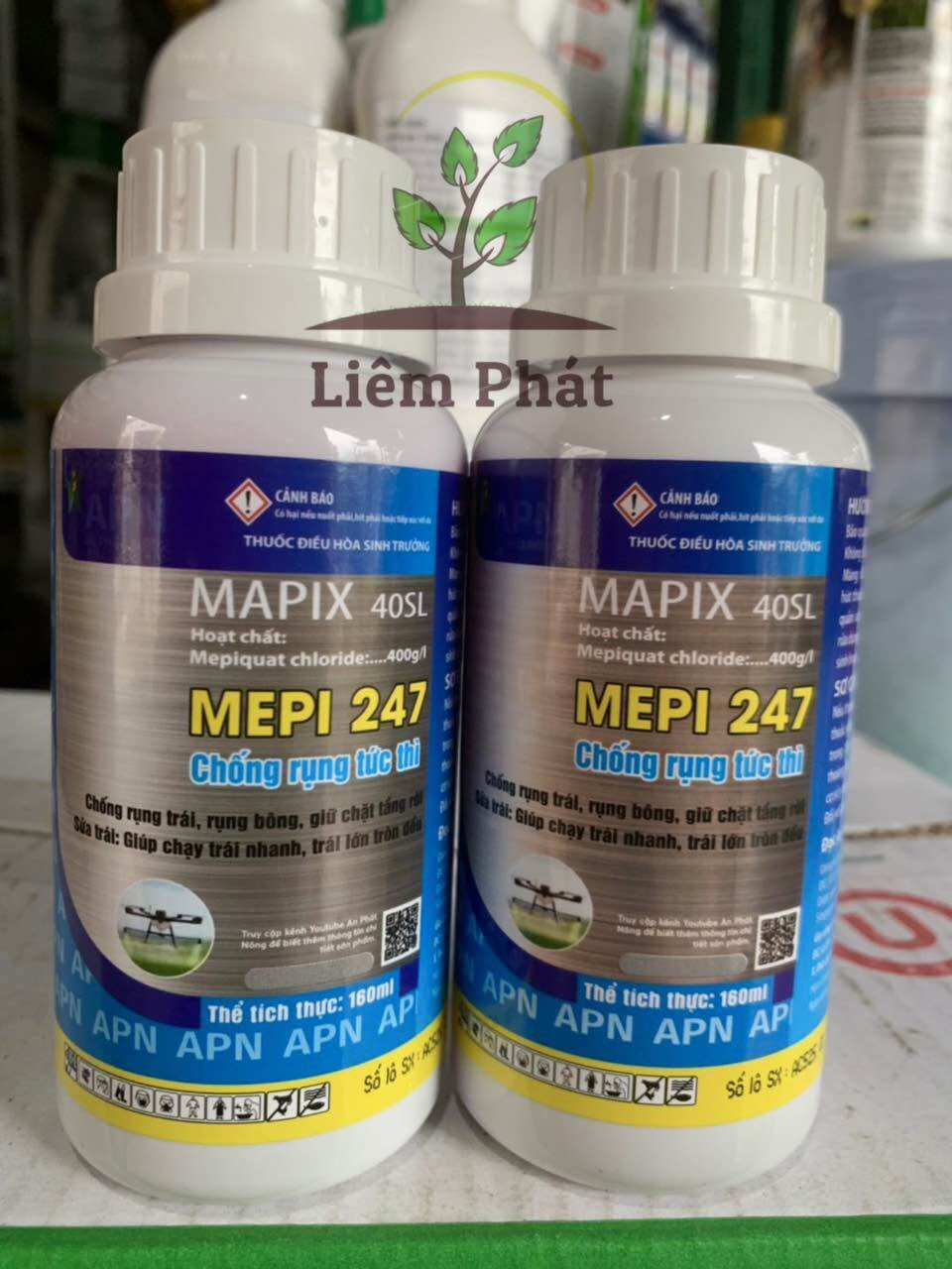 Mepi 247 chai 160ml của An phát nông chống rụng tức thời, giữ chặt tầng rời