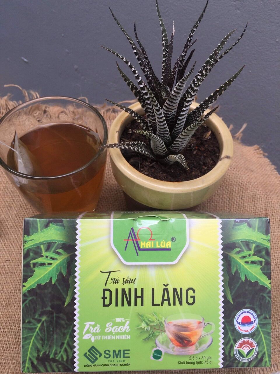 Trà Sâm Đinh Lăng Túi Lọc (hộp 30 gói)