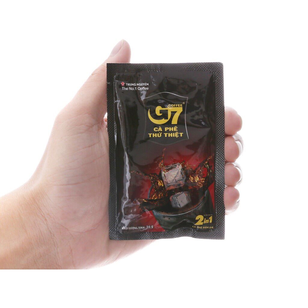 Cà phê đen đá 2in1 G7 hộp 240g (15 gói x 16g)