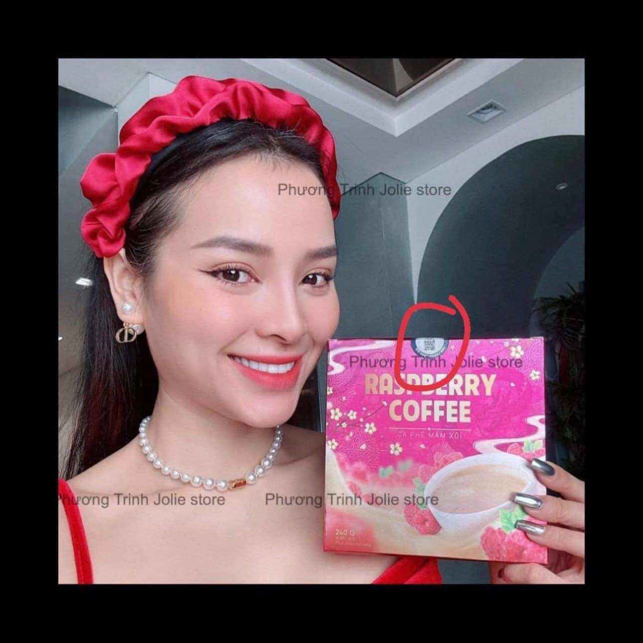 (Mẫu mới nguyên tem) Cà Phê Mâm Xôi đỏ Giảm Cân Raspberry Coffee Chính Hãng