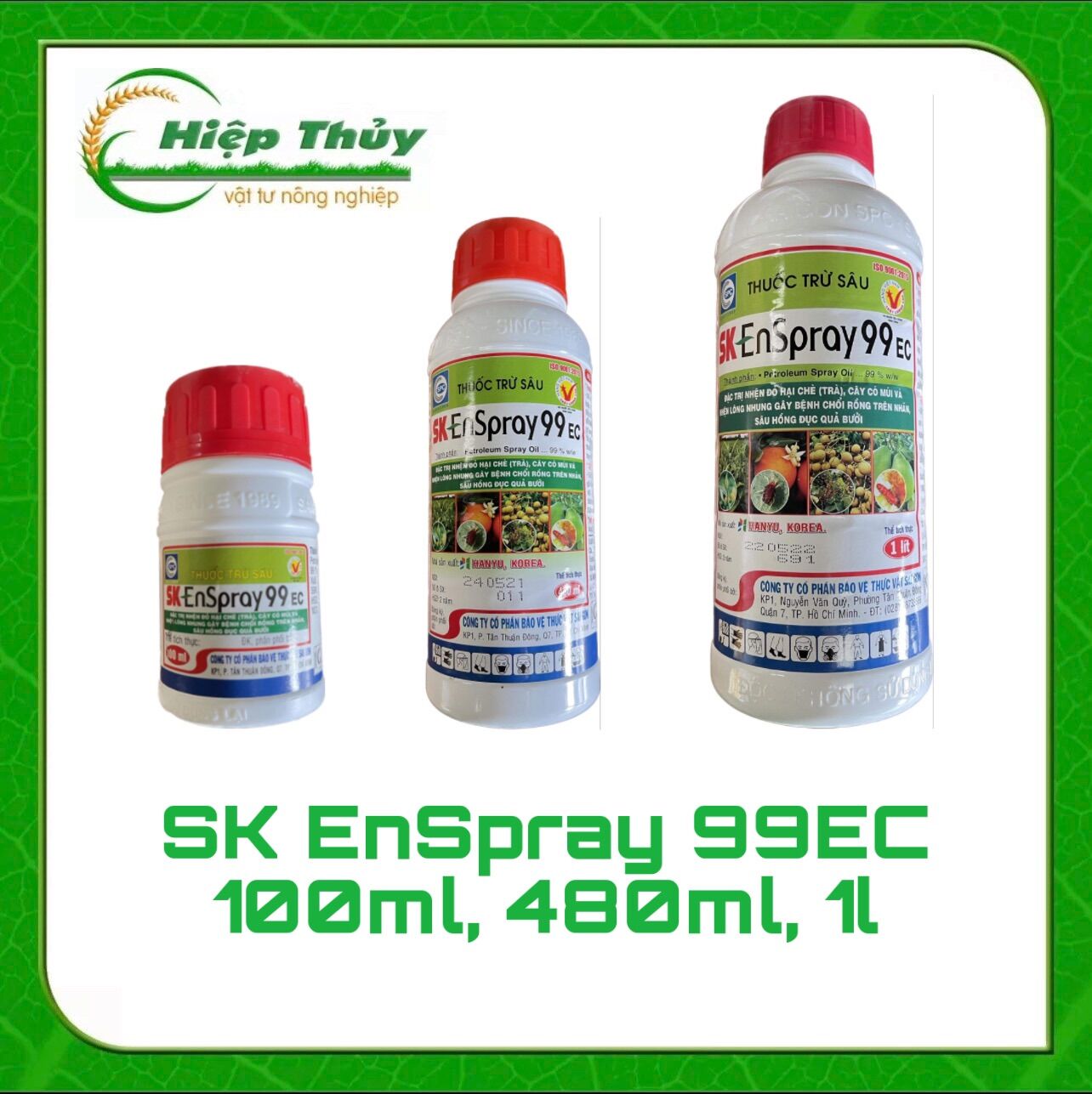 Dầu khoáng SK EnSpray 99ec - chế phẩm hữu cơ cho khu vườn xanh