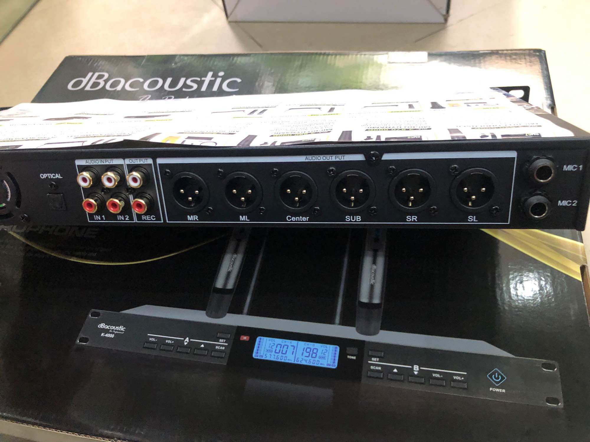 Vang số cao cấp dBacoustic PRO2 MAX - Hàng chính hãng SAL Việt Nam (sử dụng chip DSP chuyên biệt, âm thanh cực hay, chuyên dùng cho karaoke ViP)