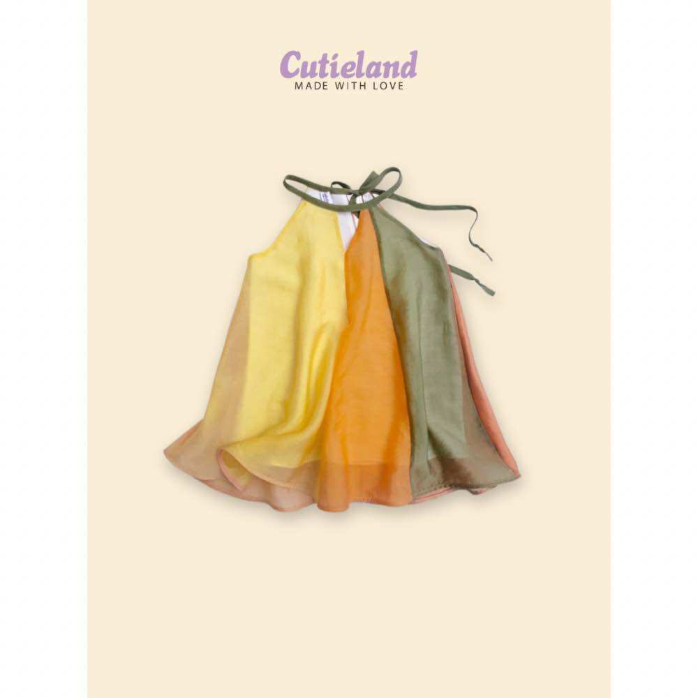 Cutieland - Đầm tơ cầu vồng