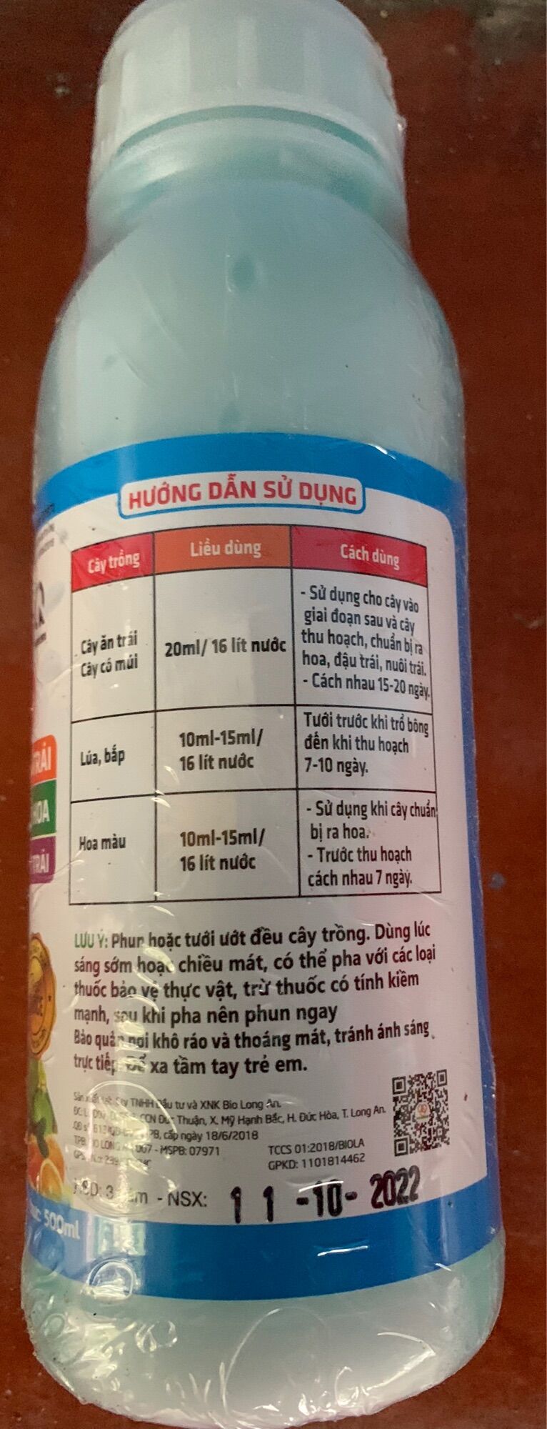 Canxi Bo chai 500ml thương hiệu quả cầu lửa