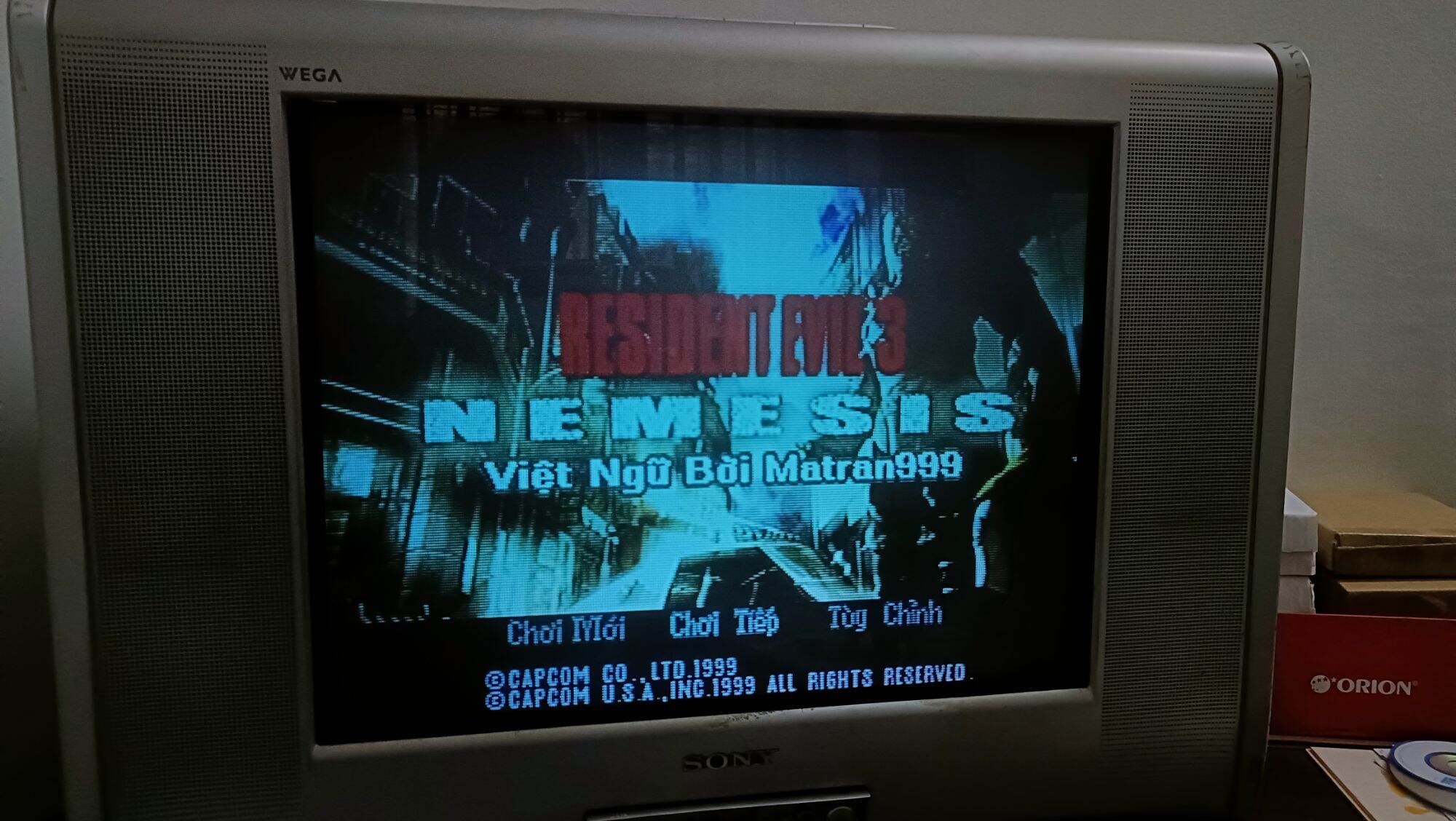 đĩa game ps1 resident evil 3 tiếng việt