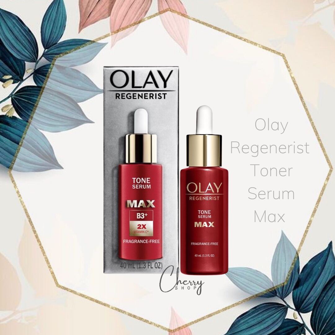 [Hàng Usa\New]Tinh Chất Serum Olay Làm Giảm Nám Và Sáng Da Đều Màu Hoàn Hảo Toner Serum Max B3+2X Vitamin C (40Ml)