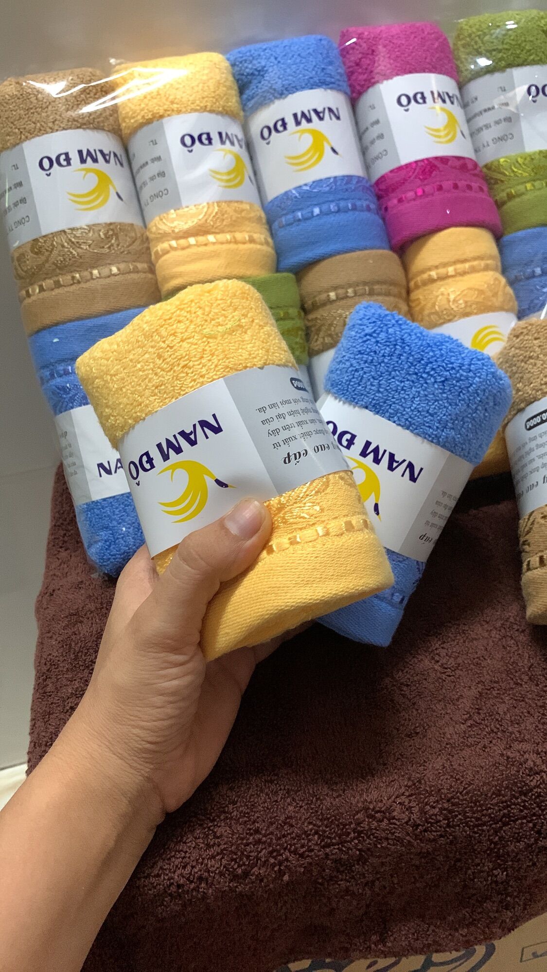 [ Hàng cao cấp] combo 10 khăn mặt sợi tre cao cấp mềm mịn, không phai màu