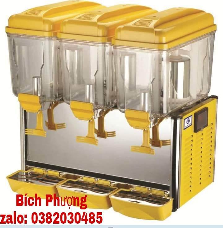 Máy làm lạnh đồ uống 3 ngăn, máy làm lạnh nước trái cây, trà sữa- hàng chính hãng- bảo hành 1 năm