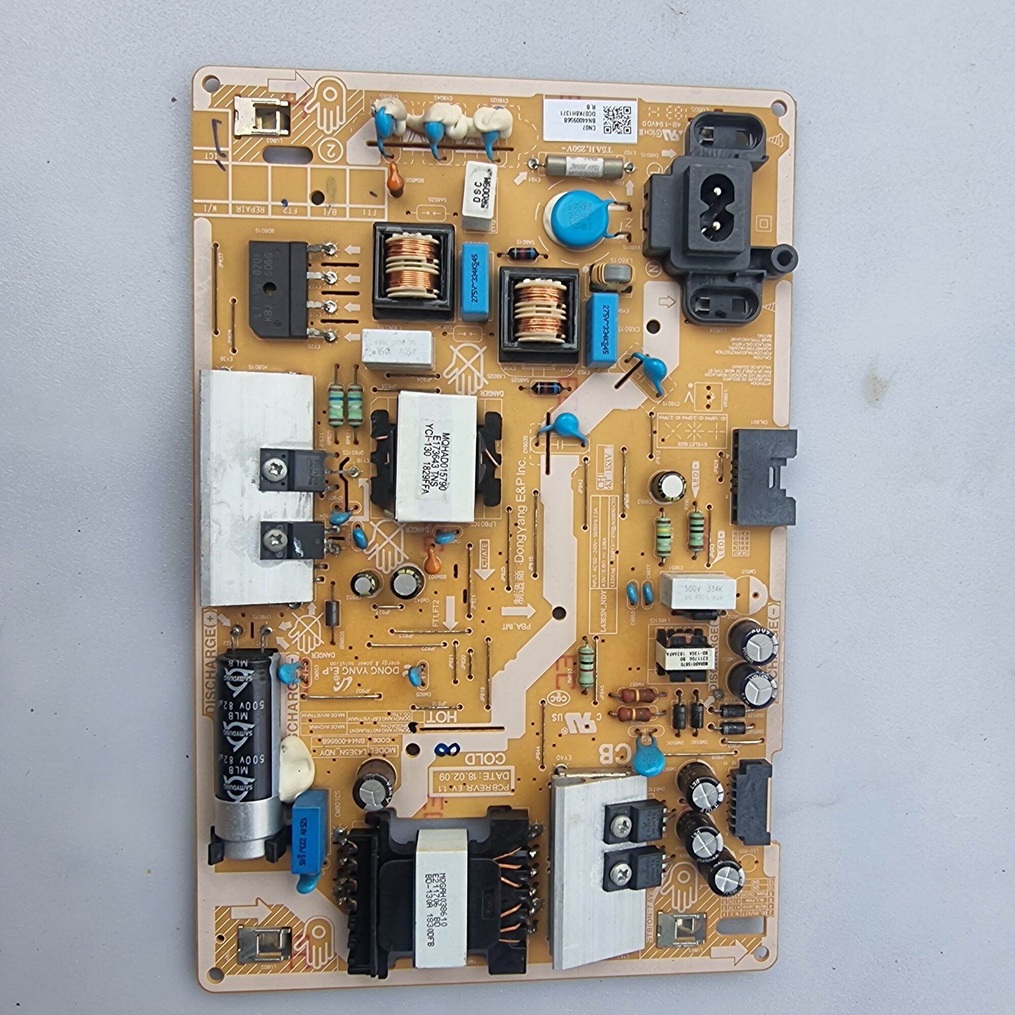 Bo nguồn tivi Samsung 43RU7100 43NU7100 43N5500 43Q65