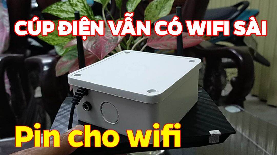 Pin cho modem wifi + adapter