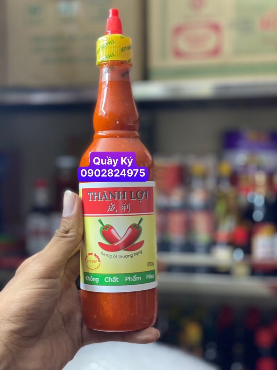 Tương ớt Đức Thành (Châu Đốc) siêu cay 550gr
