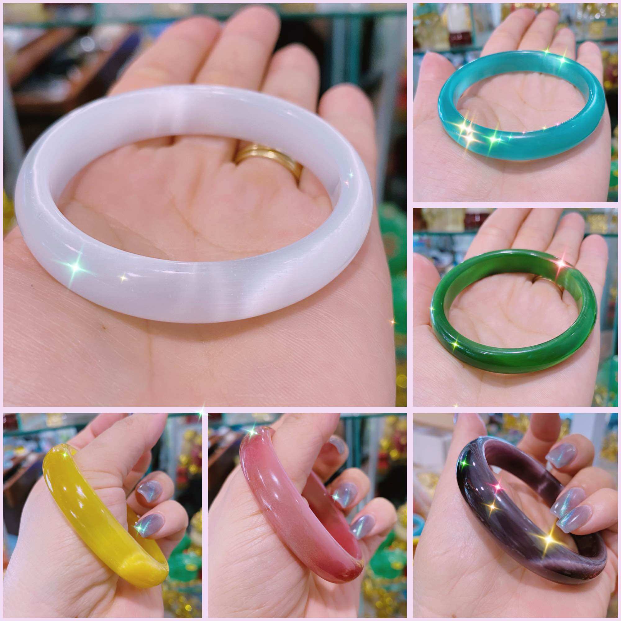  Vòng tay đá mắt mèo thiên nhiên bản 1cm theo phong thuỷ ngũ hành 