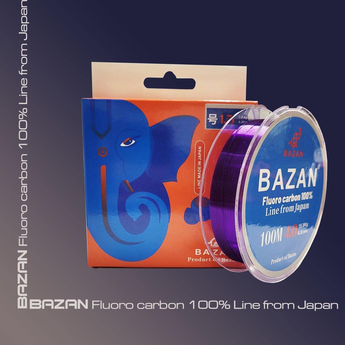 Cước bazan FluoroCarbon 100m tải cá tốt
chất liệu: Fluoro Carbon
Màu sắc: tím