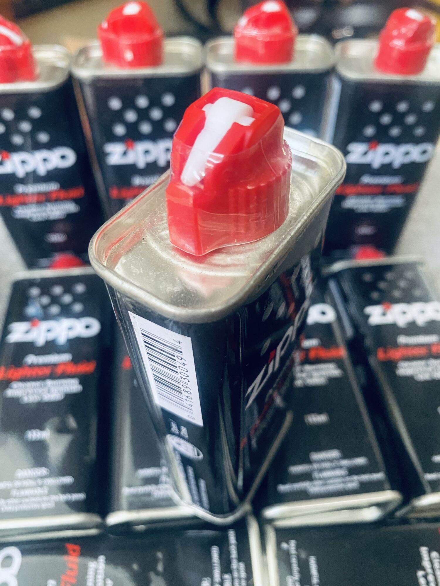 Zippo Lighter Fragrance Gasoline Large Bottle 133ml - Free Wick Stone