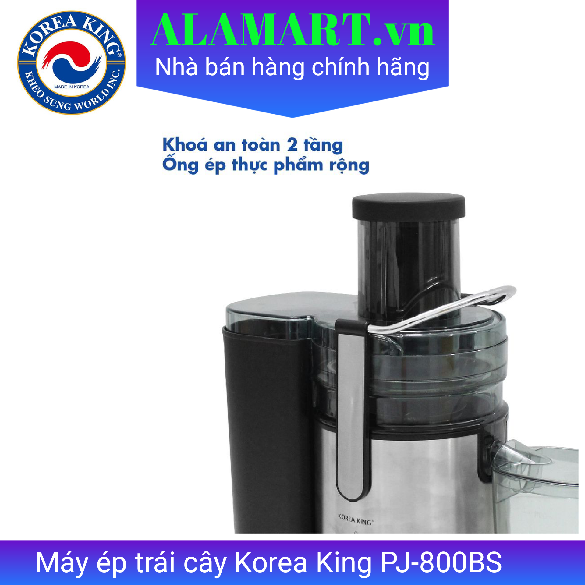 Máy ép trái cây Korea King PJ-800BS
