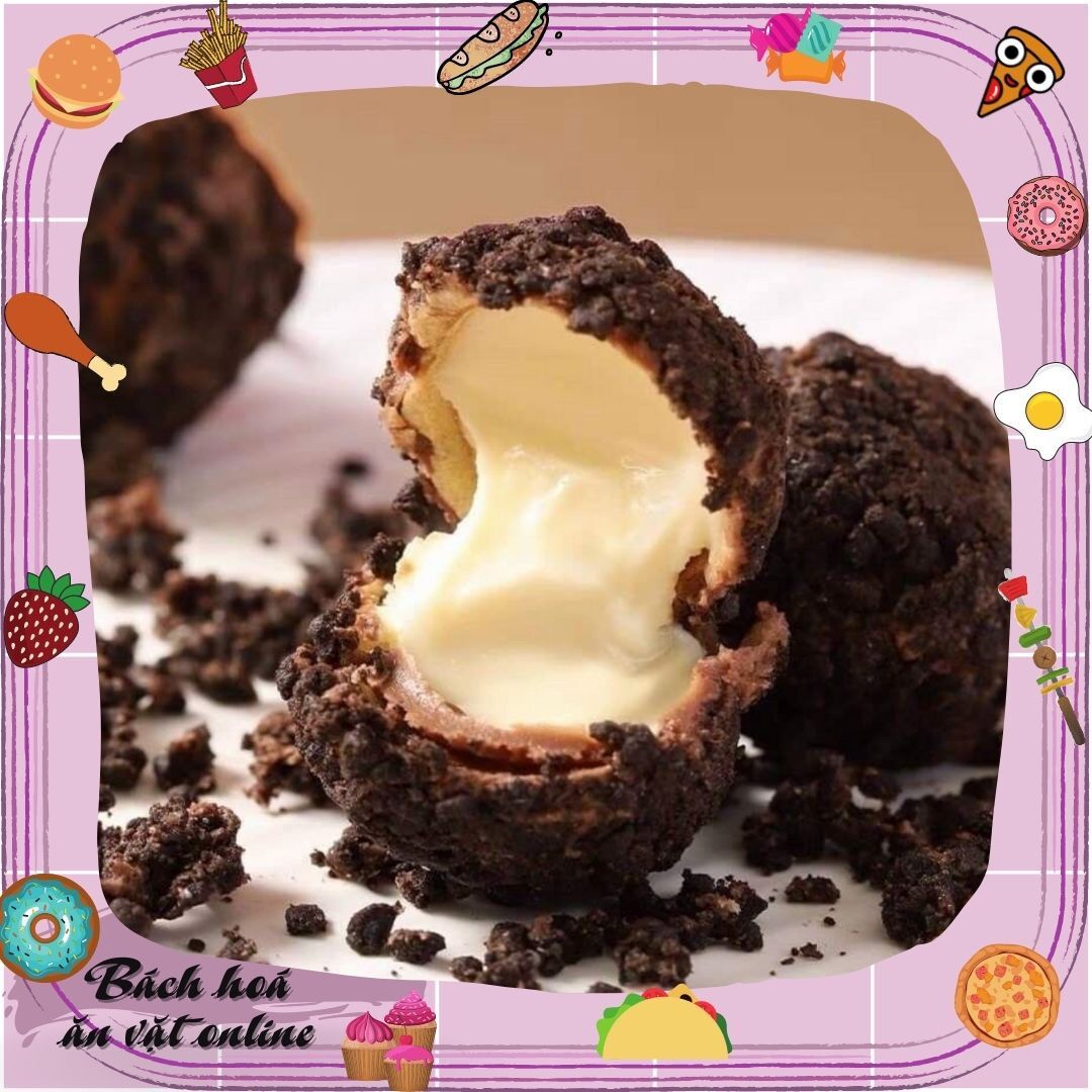 [HCM][ HỘP 18-20 VIÊN] BÁNH OREO SOCOLA NHÂN CHẢY 3 LỚP HỘP 208 GRAM