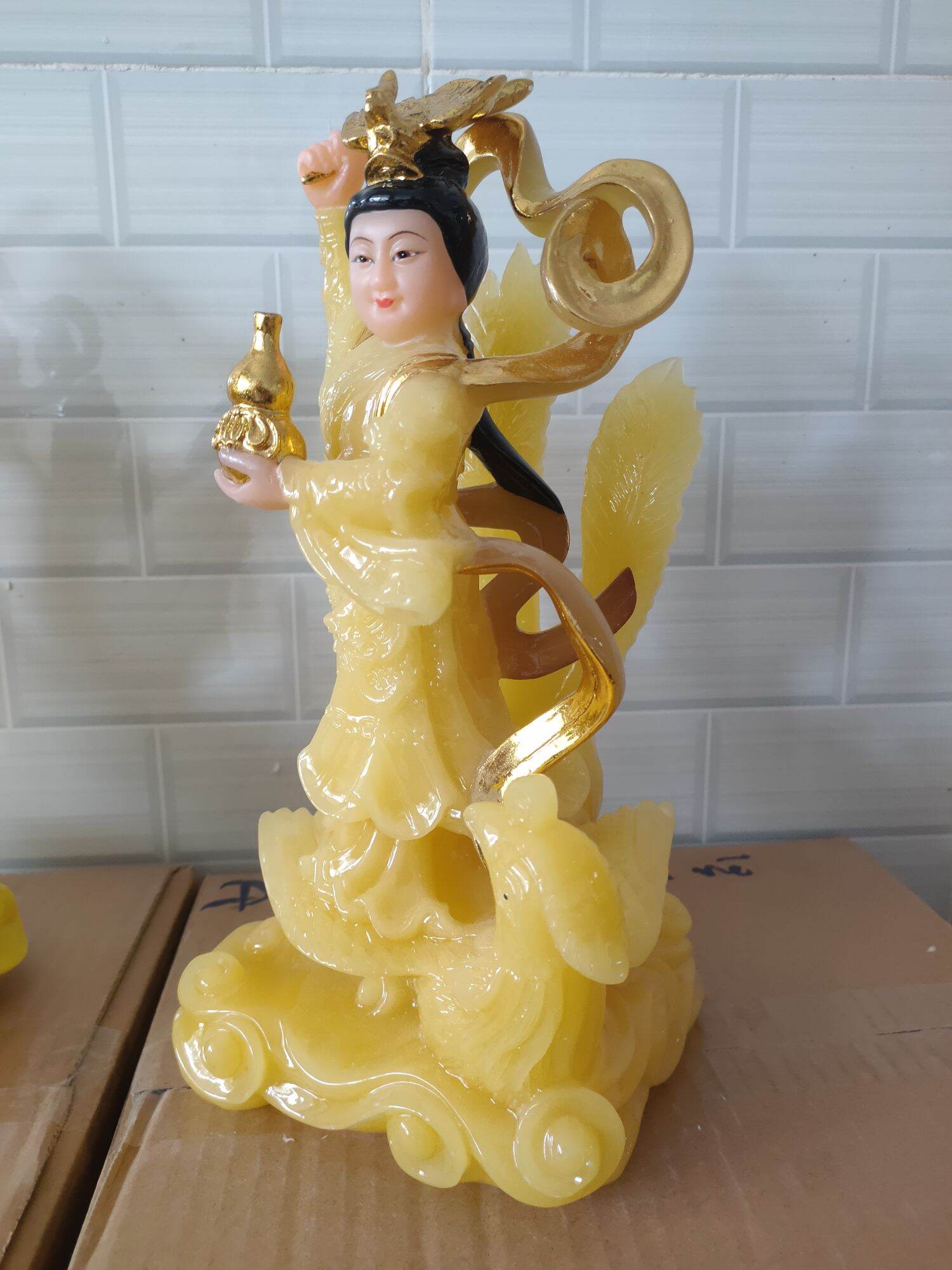 Tượng Cửu Thiên Huyền Nữ cao 30cm