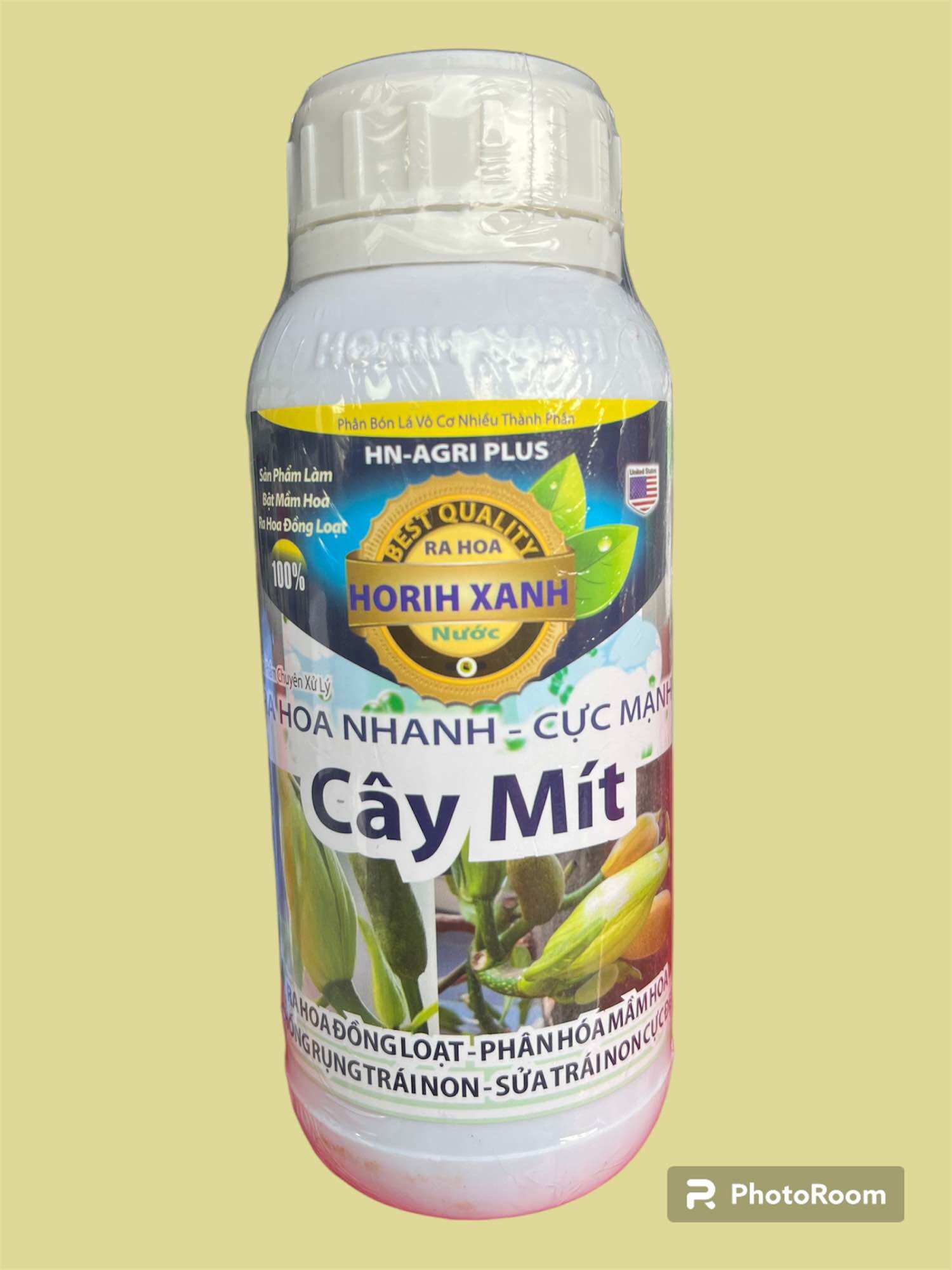 Phân bón horih xanh - ra hoa cực mạnh chuyên mít. chai 500ml