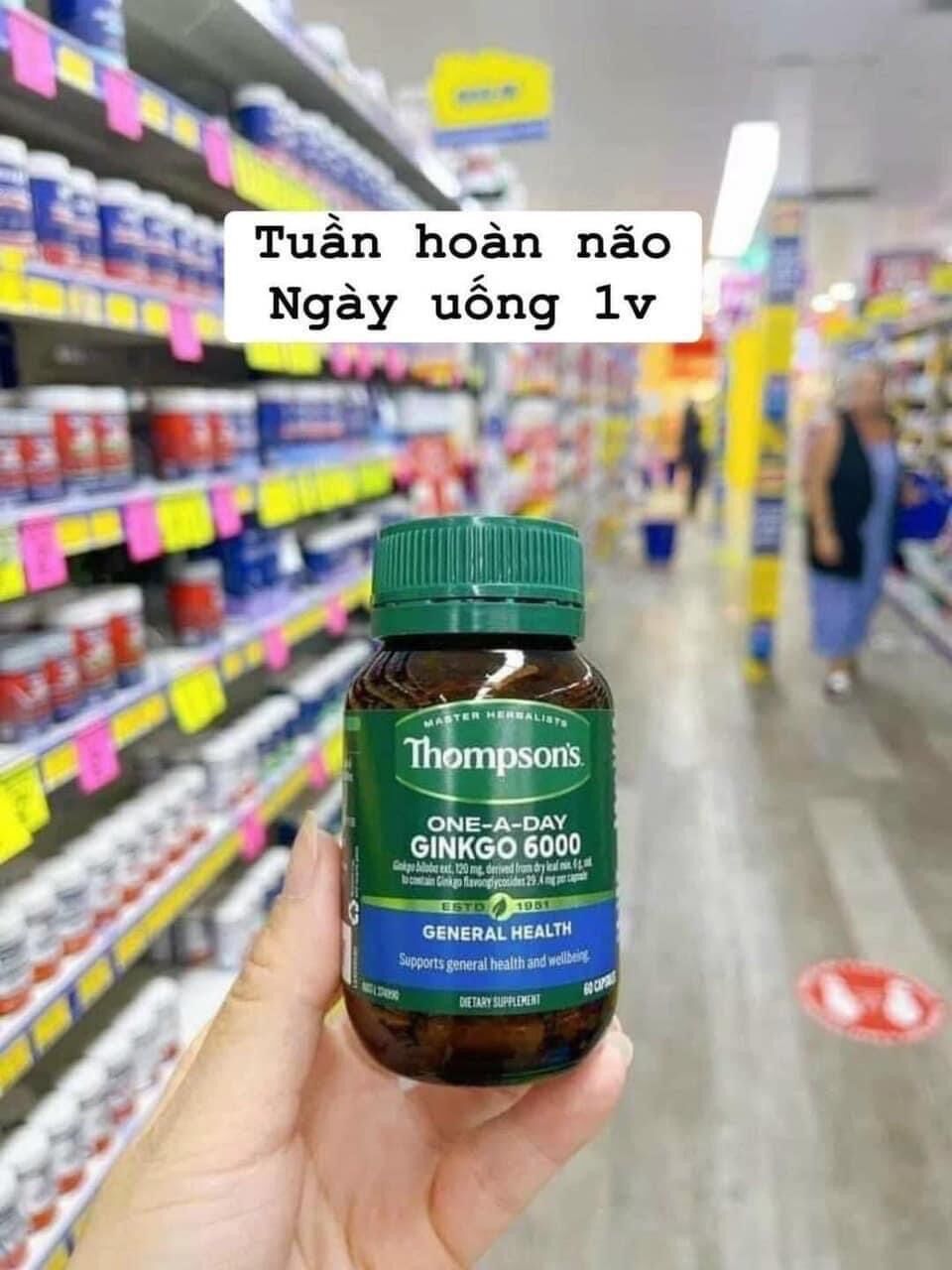 Ginkgo Biloba 6000 thompson úc