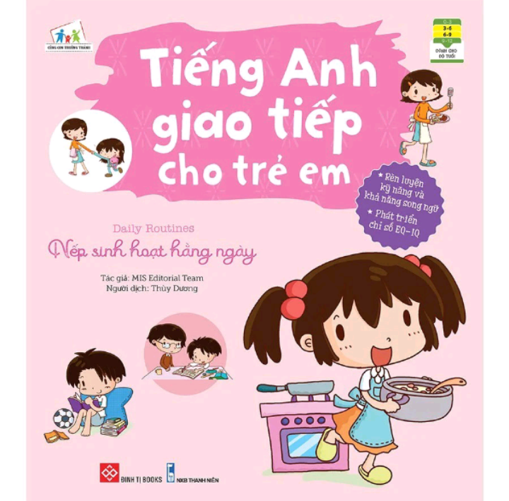 SÁCH - Tiếng anh giao tiếp cho trẻ em - Nếp sinh hoạt hằng ngày