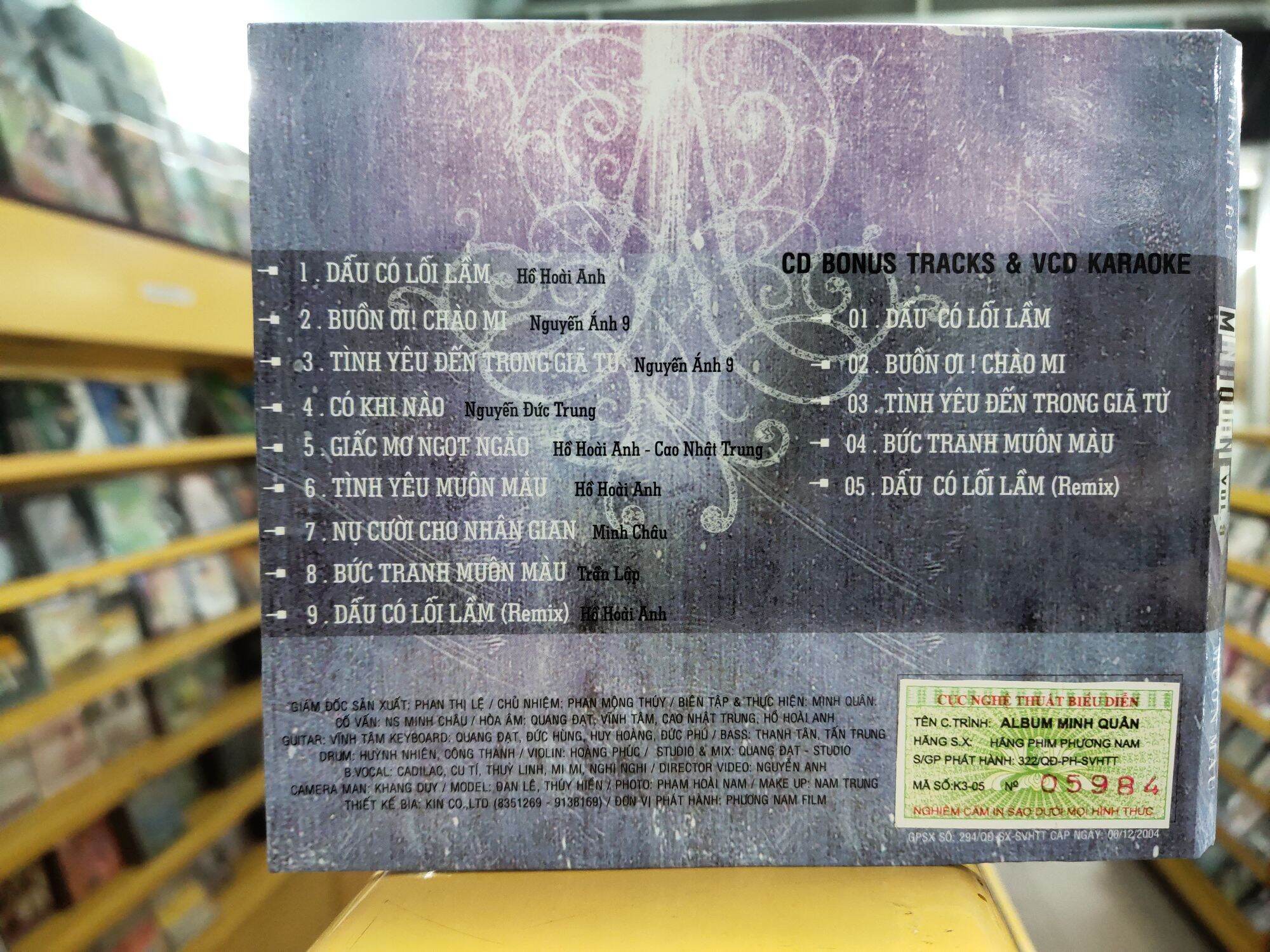 CD & VCD - Minh Quân vol.3 - Tình yêu muôn màu