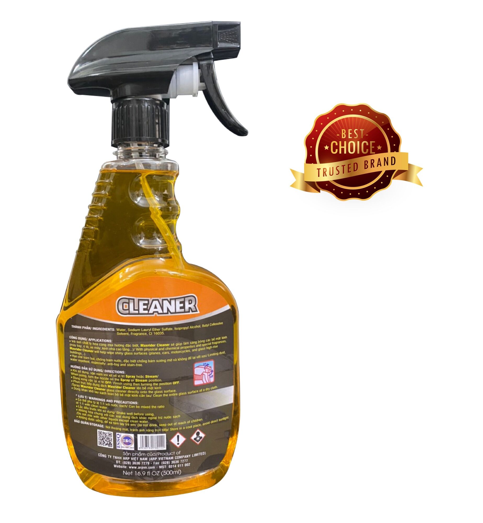 💯NƯỚC LAU KÍNH CAO CẤP - MAXRIDER CLEANER (500 mL)