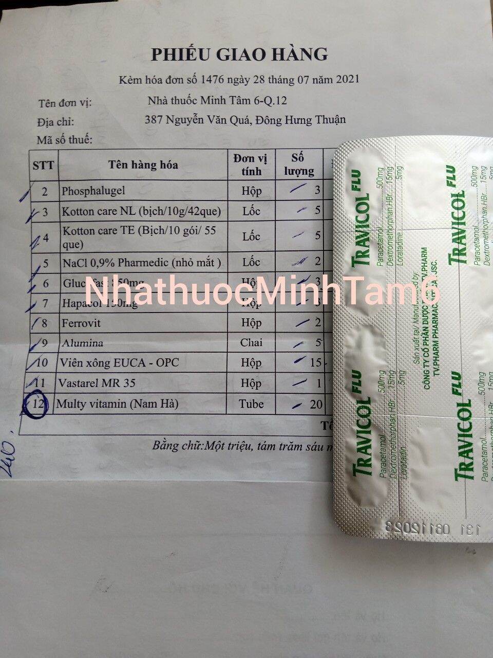 [HCM]Napha-multi plus - viên sủi tăng cường sức đề kháng (tuýp 20 viên)