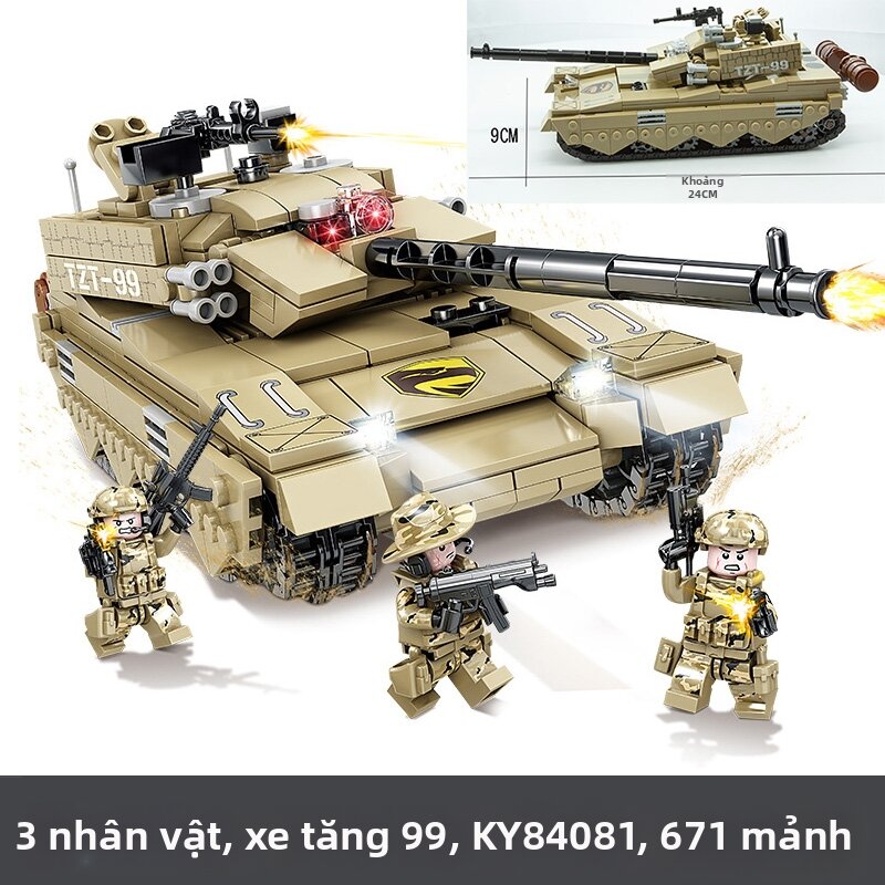 Kazi | Đồ Chơi Lắp Ráp Xe Bọc thép Quân Sự