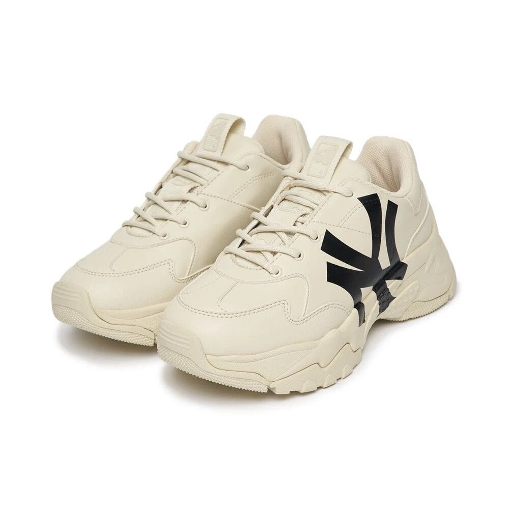[ Chính Hãng ] Giày MLB Chunky Bigball NY màu Beige
