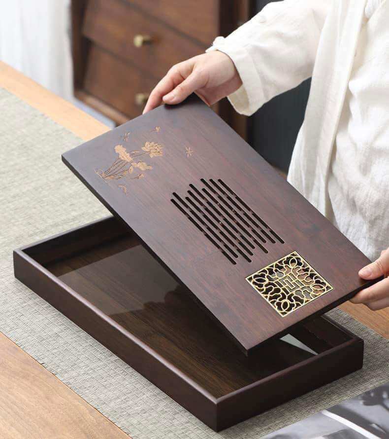 Khay trà tre già cao cấp