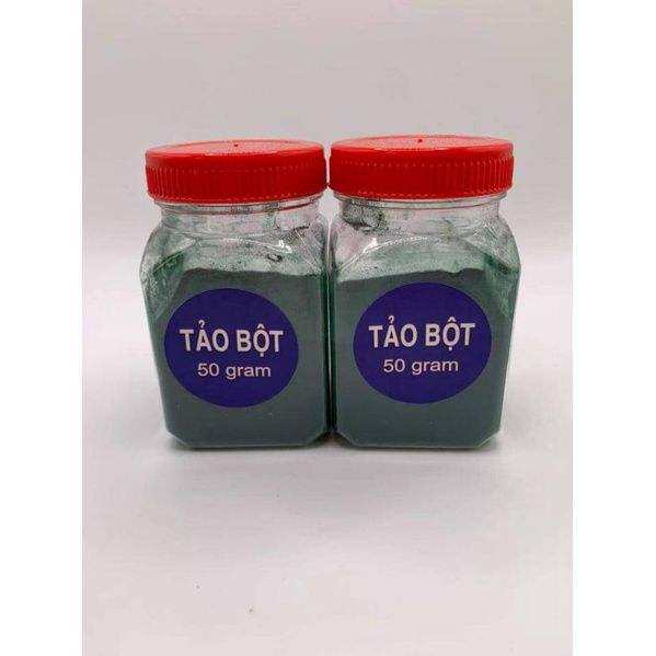 TẢO BỘT NUÔI CÁ , TẢO BỘT THỨC ĂN CHO CÁ HỦ 50g