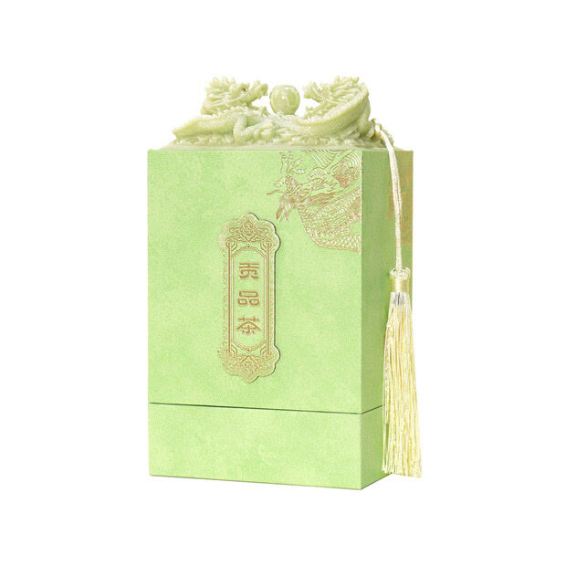 Hộp Long Ấn đựng trà sang trọng (cao 18cm, 9,5*12,5cm)