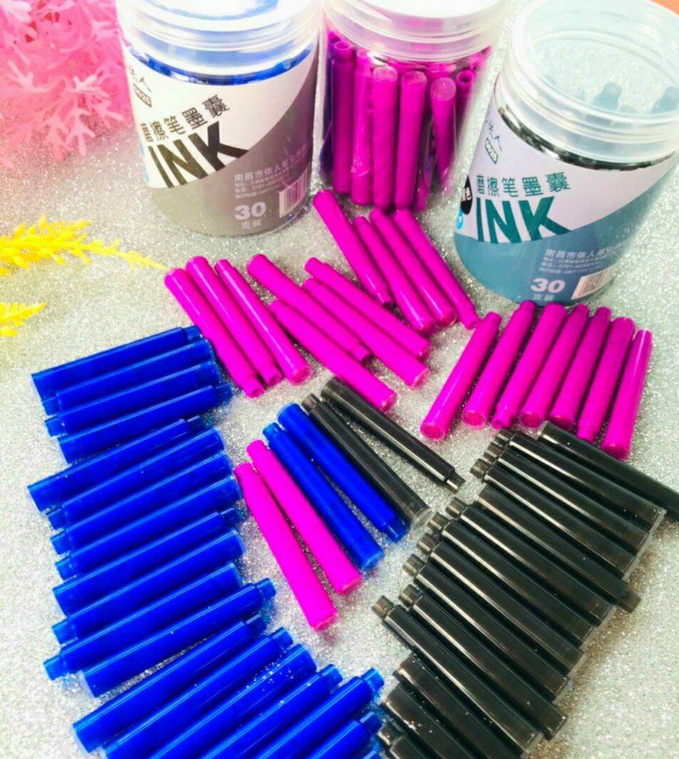 COMBO 1 BÚT MÁY+ 1 HỘP (30 ỐNG MỰC) TẨY XÓA