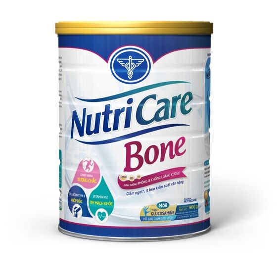 Sữa bột Nutricare Bone 900g phòng ngừa loãng xương bổ sung canxi