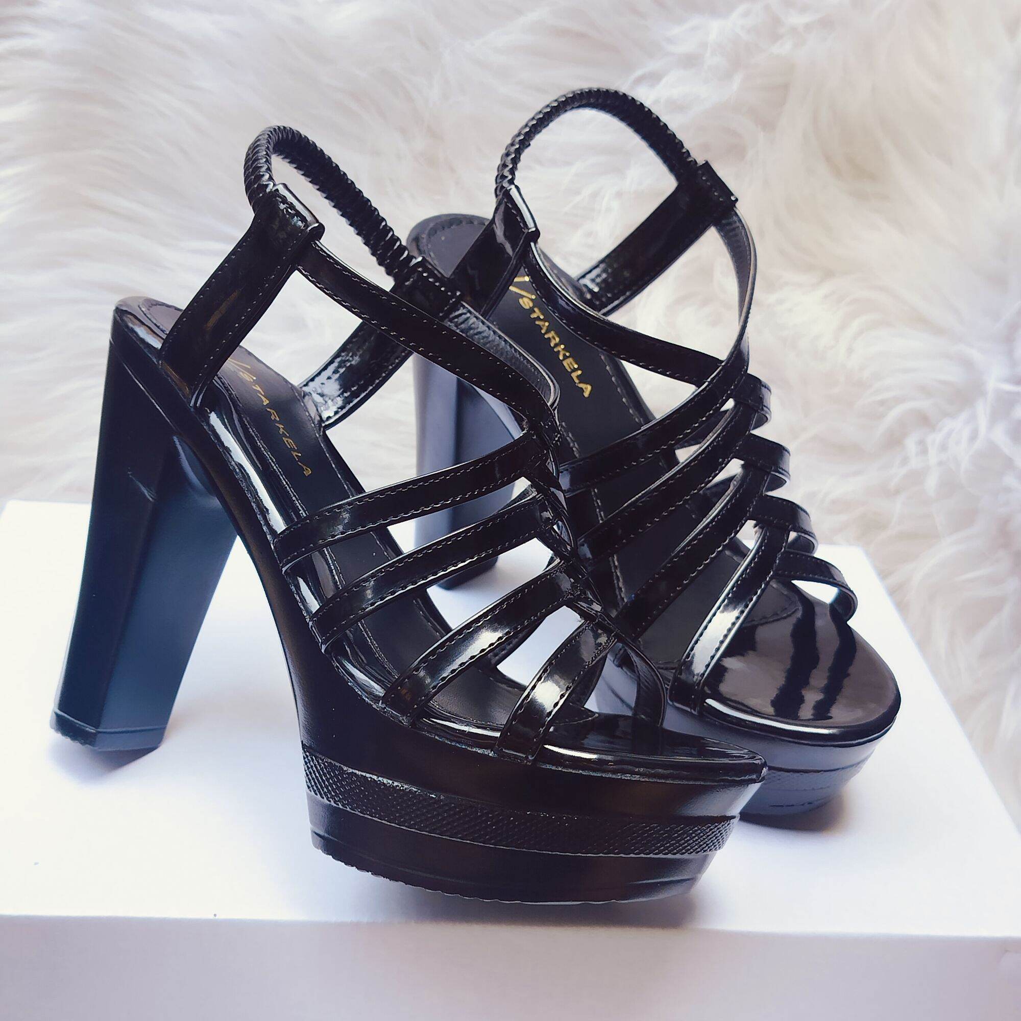 Sandal Cao Gót Nữ Đế Xuồng Cao 12p.Hậu Thun