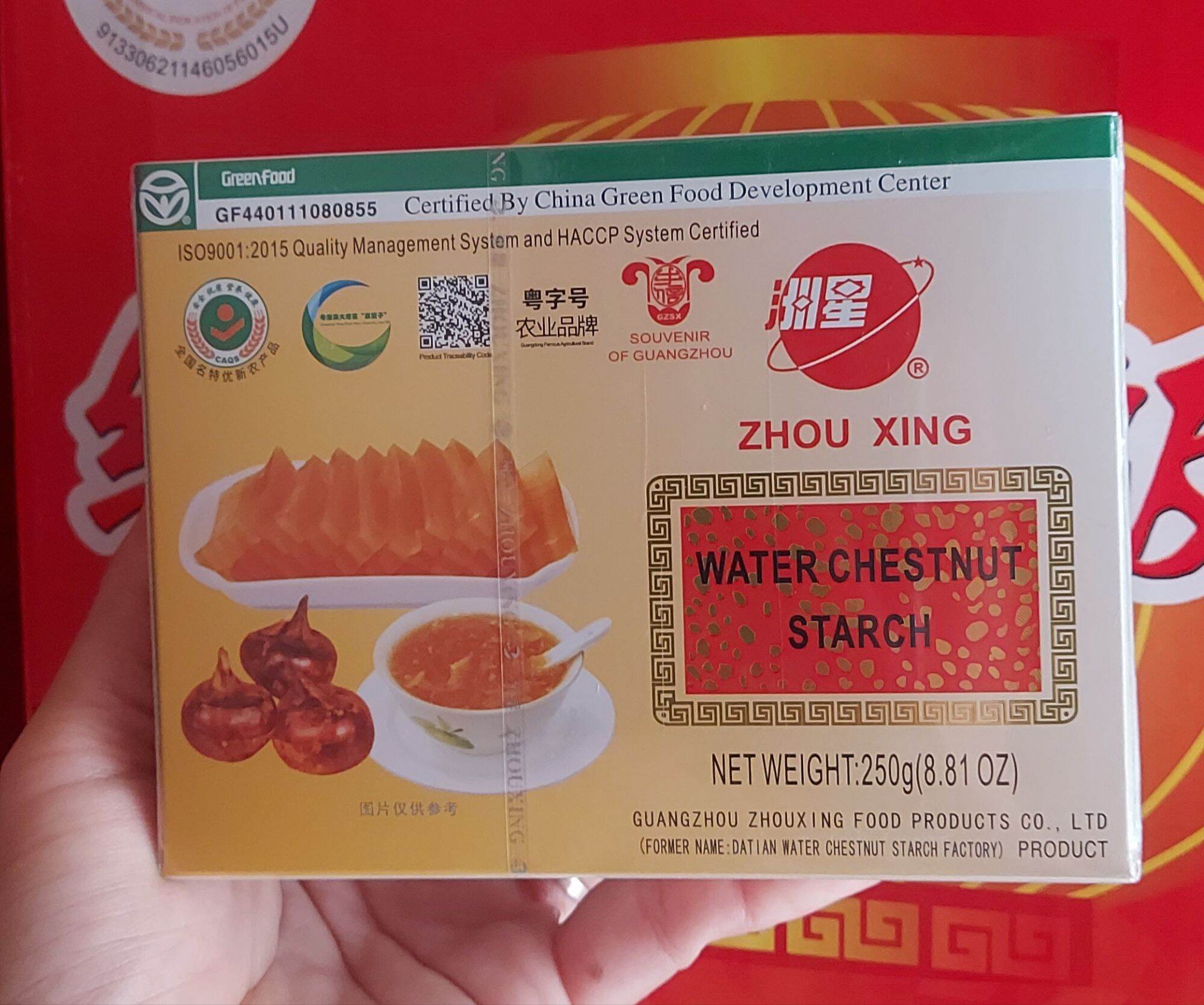 Bột củ năng zhou xing 250 gr