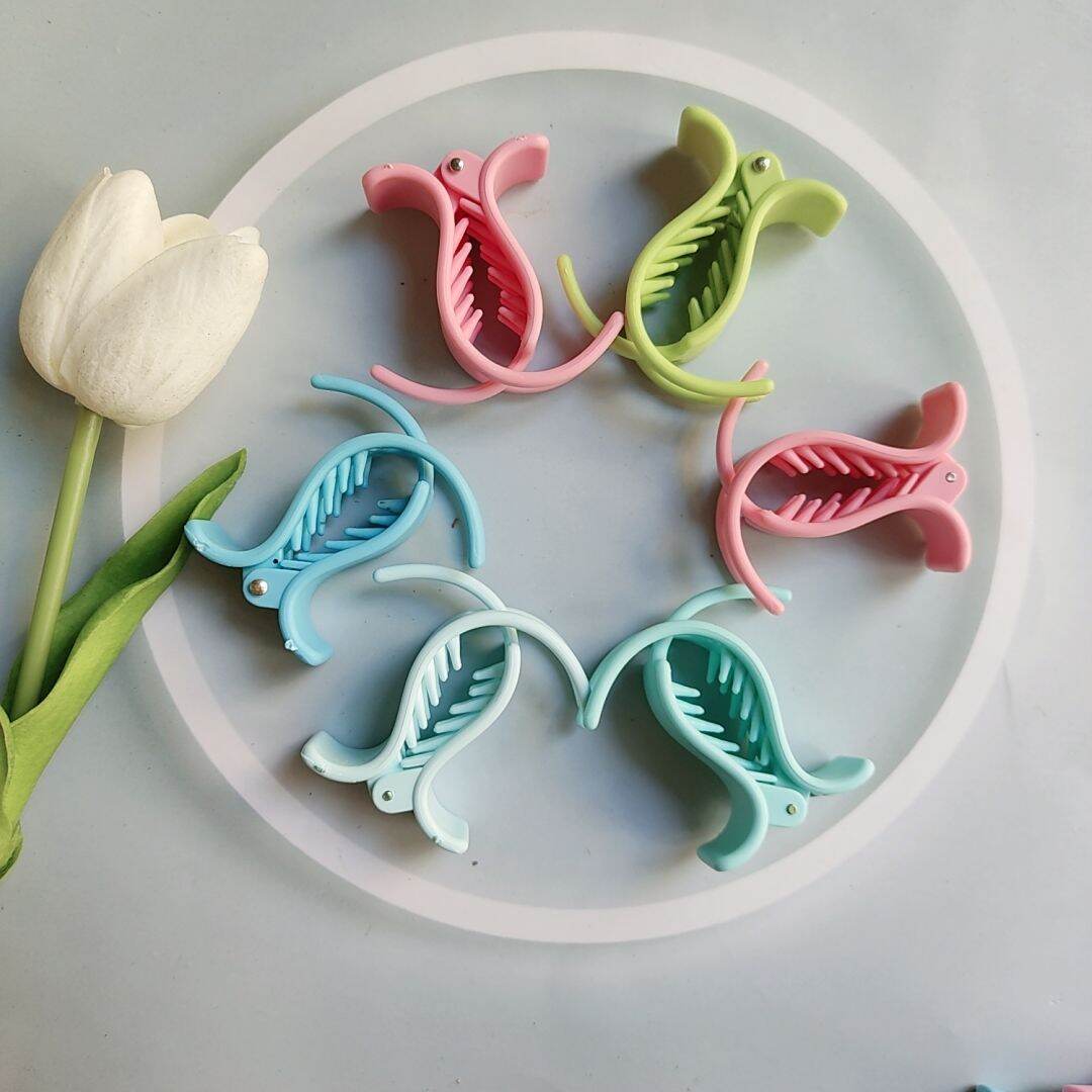 Kẹp càng cua 3 răng,kẹp càng cua 3 răng nhám màu (set 12 cái hình thật)