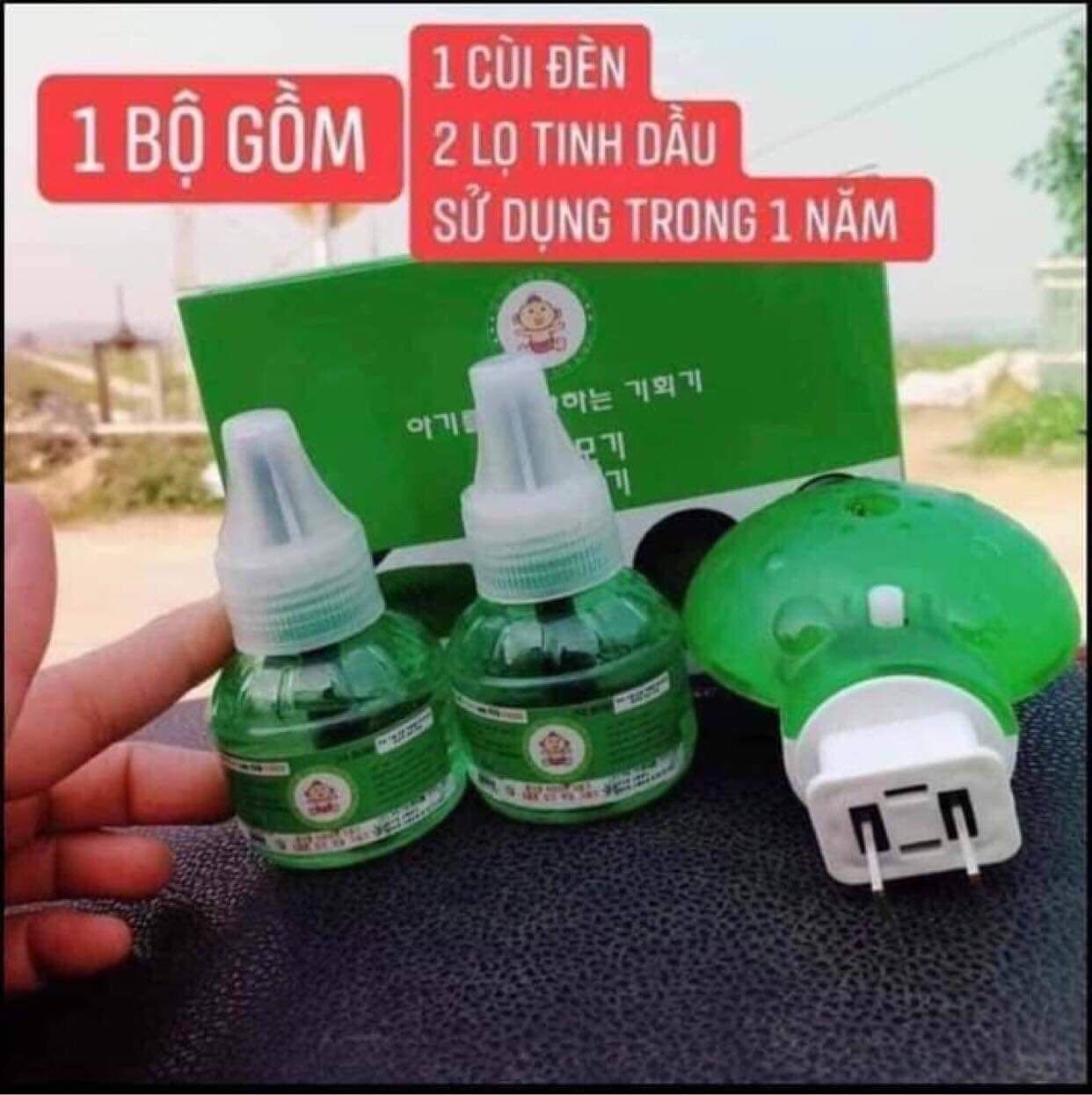 Củ đèn đuổi muỗi Hàn Quốc