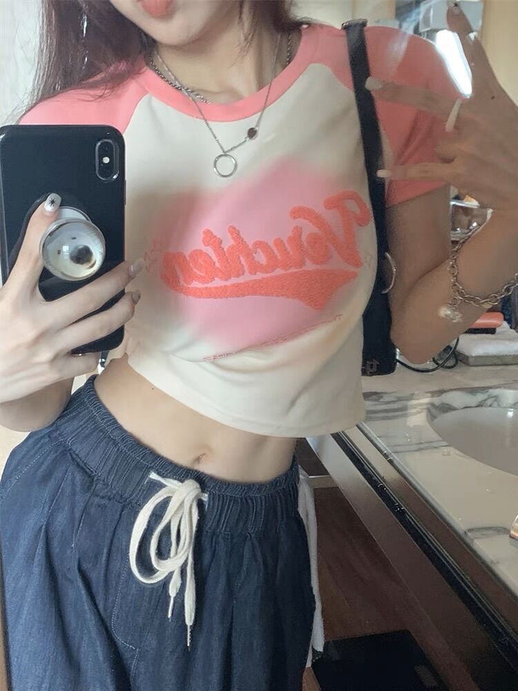 ÁO CROPTOP TRÁI TIM BĂNG GIÁ TM1