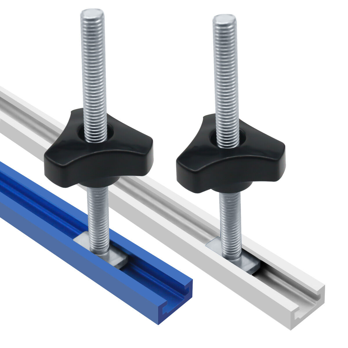 Phổ t theo dõi cho chế biến gỗ, đôi cắt hồ sơ t theo dõi và t Bolt Knob, miter theo dõi trượt Nut t-slider t khe cắm