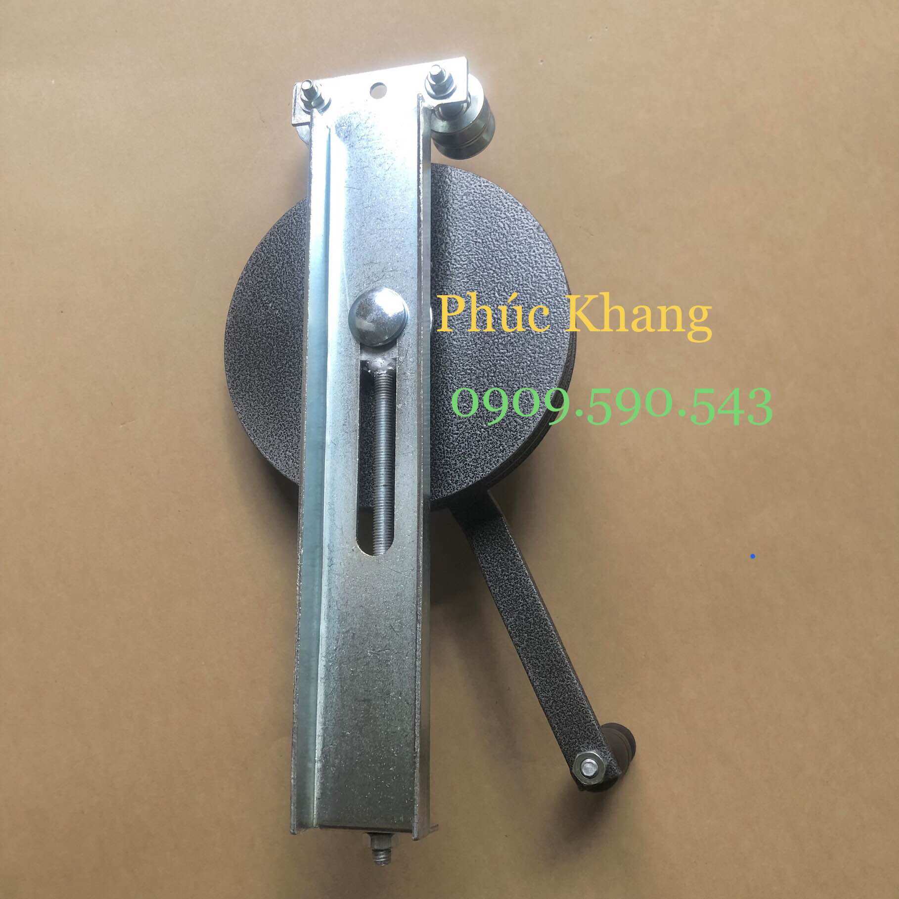 Tay quay mái bạt xếp - Mái trượt ( puly 2 rảnh)