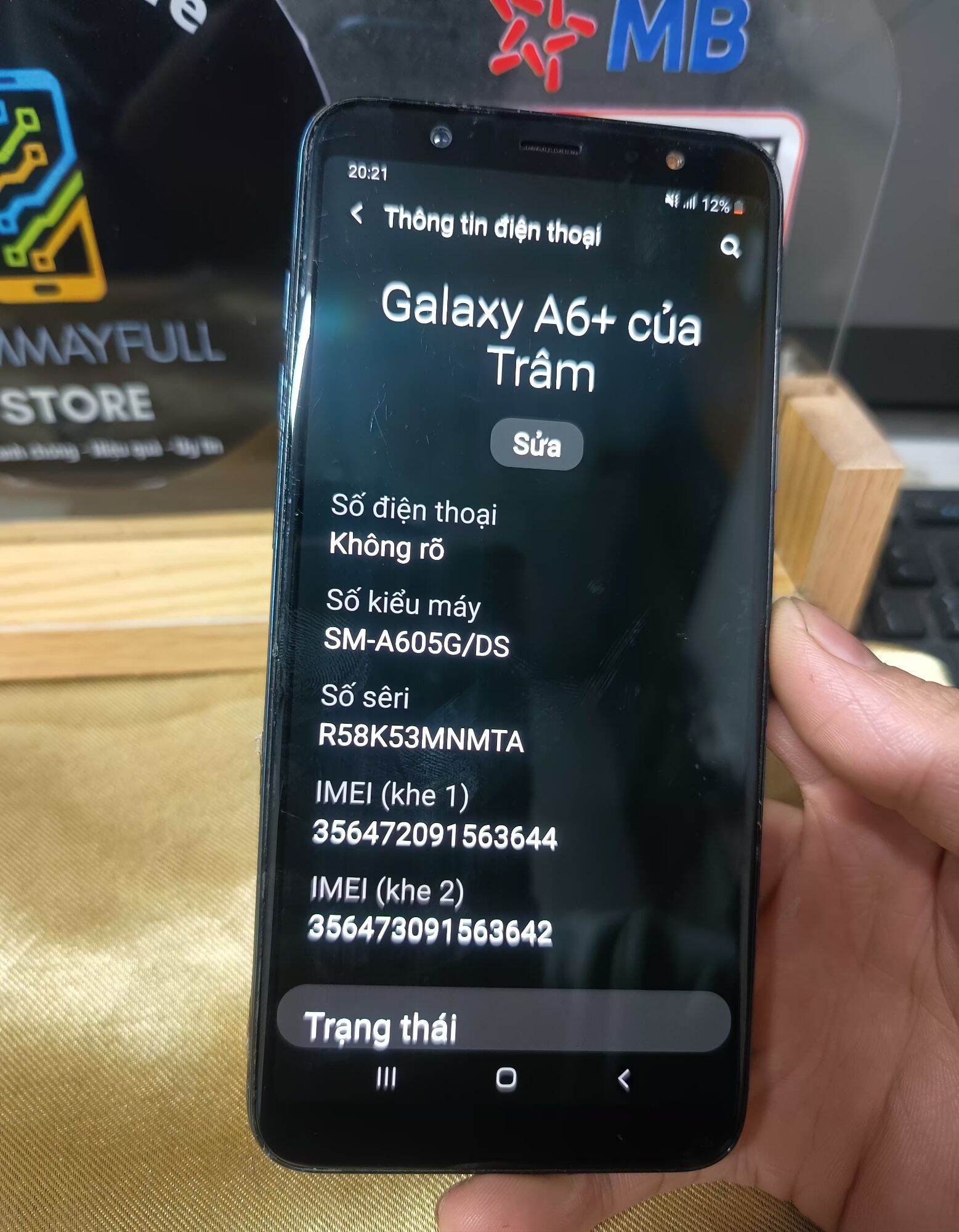Samsung A6 Plus Máy cũ Thanh lí Còn dùng mượt màn zin